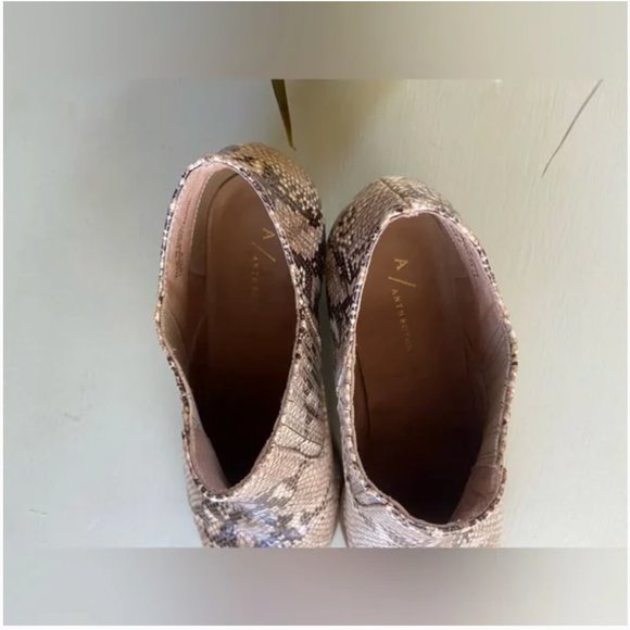 EUC Anthropologie Marion Python Ankle Bootie Size 8 - Picture 4 of 7